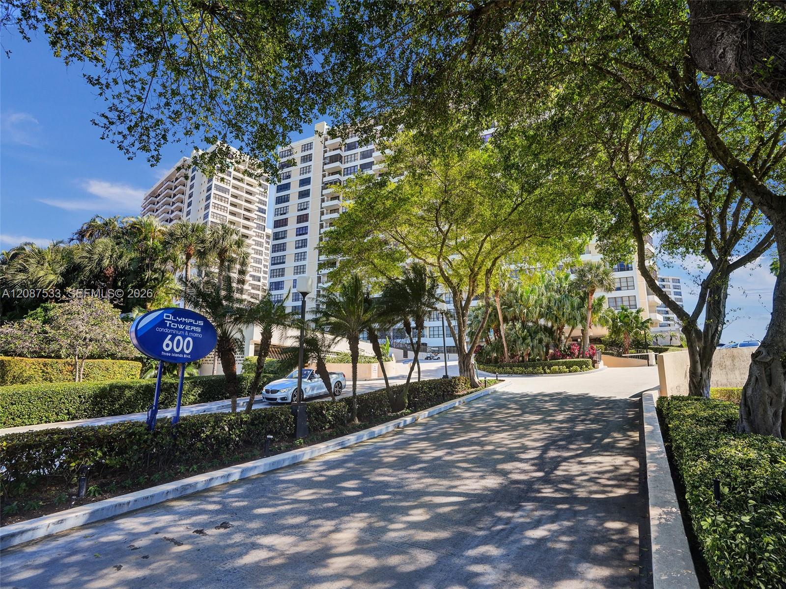 Entrance to valet and garage