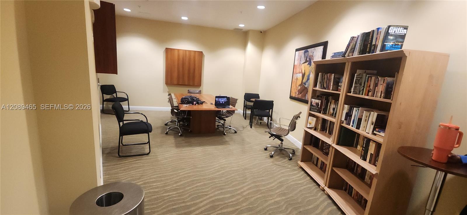 Inside mail room