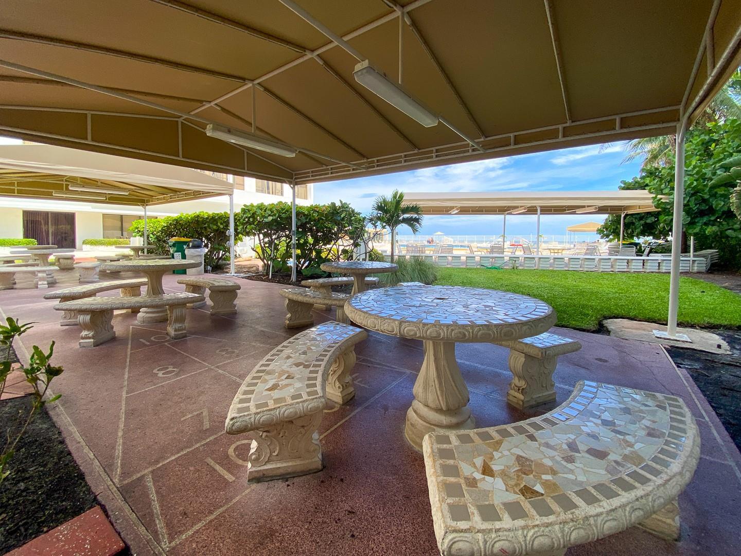 Covered Picnic Tables