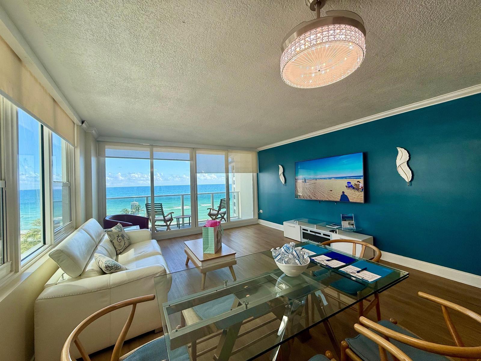 Coastal-Inspired Living Space