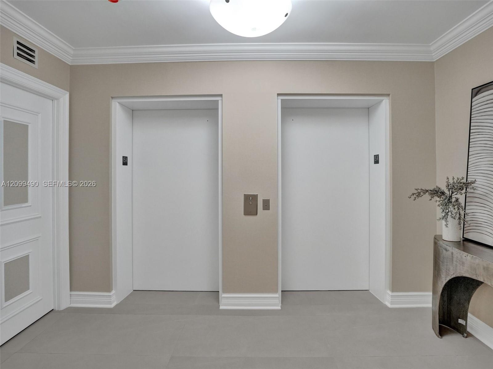 private elevator foyer
