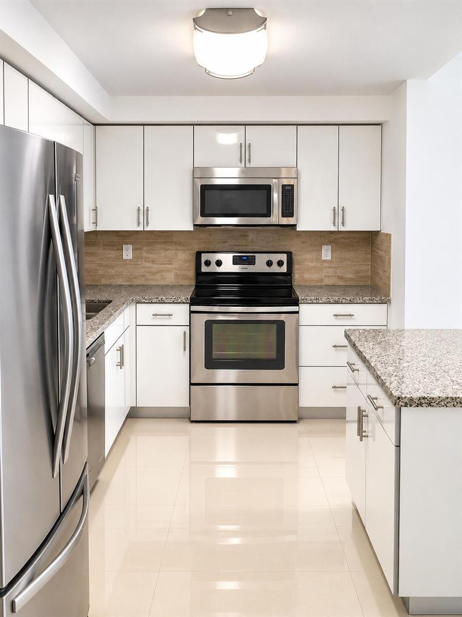 Natural architectural interior view